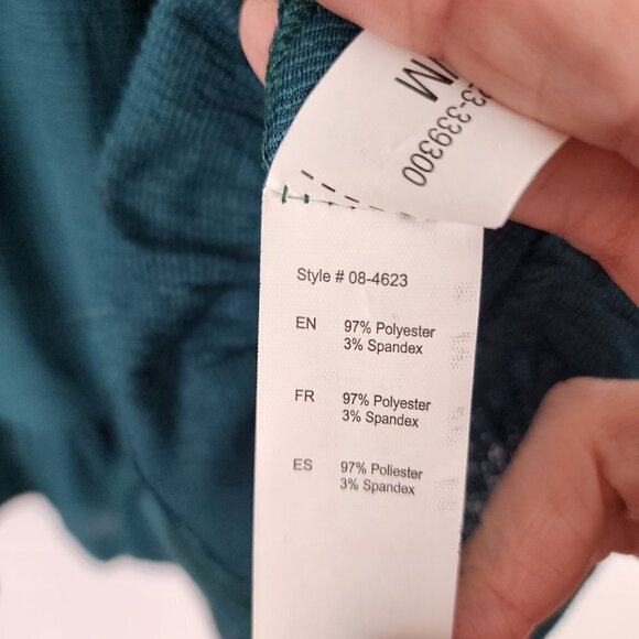 Mandee Off the Shoulder Ruffle Sleeve and Hem Top M - Picture 4 of 7